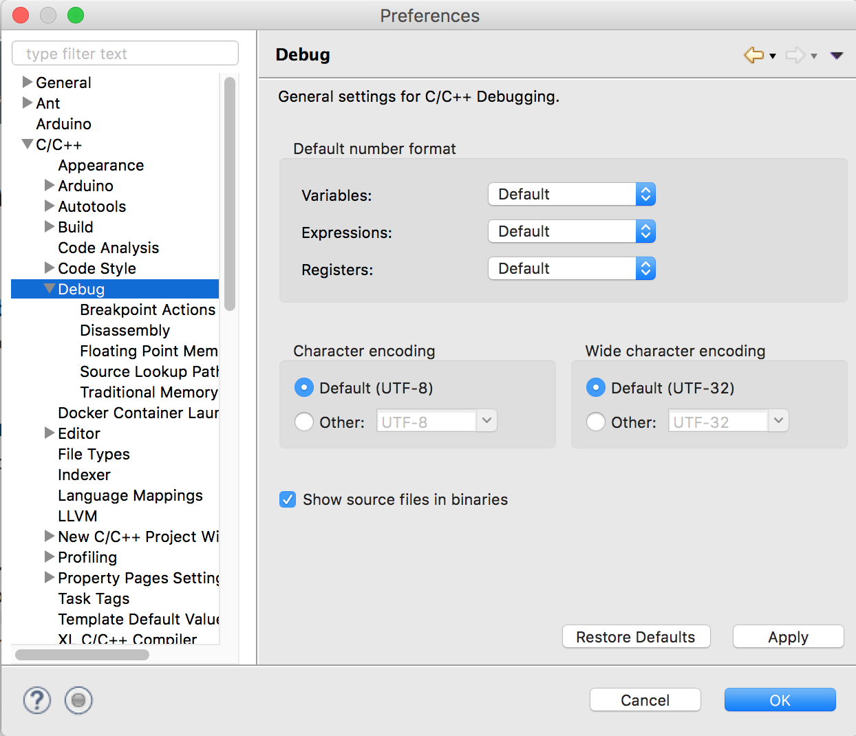 Setup Gdb For Eclipse On Mac Os X